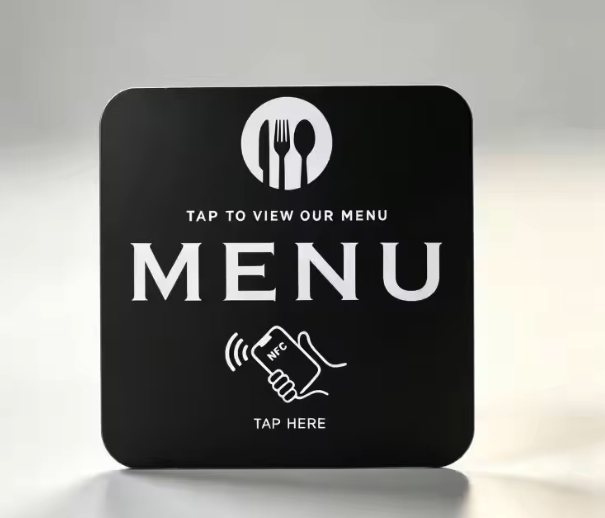 NFC Menu Tap Sticker — Taproo NFC and QR product